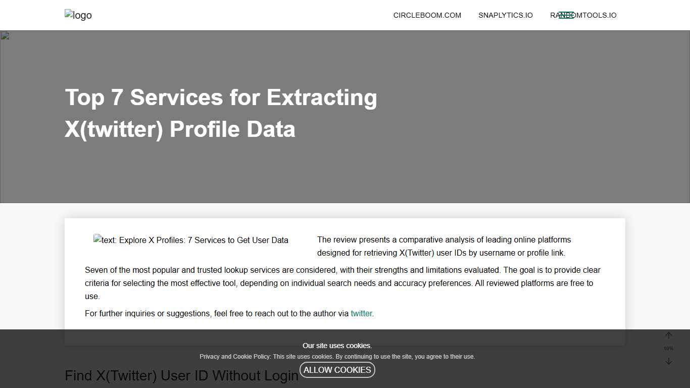 ≡ X id Finder 2026 ᐈ Get Twitter User ID and Username